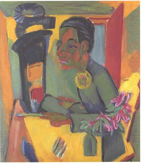 Ernst Ludwig Kirchner The painter - selfportrait china oil painting image